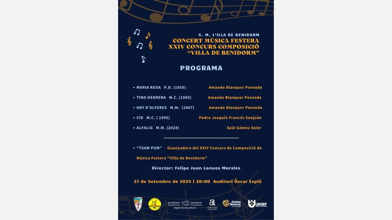 PROGRAMA CONCERT MÚSICA FESTERA